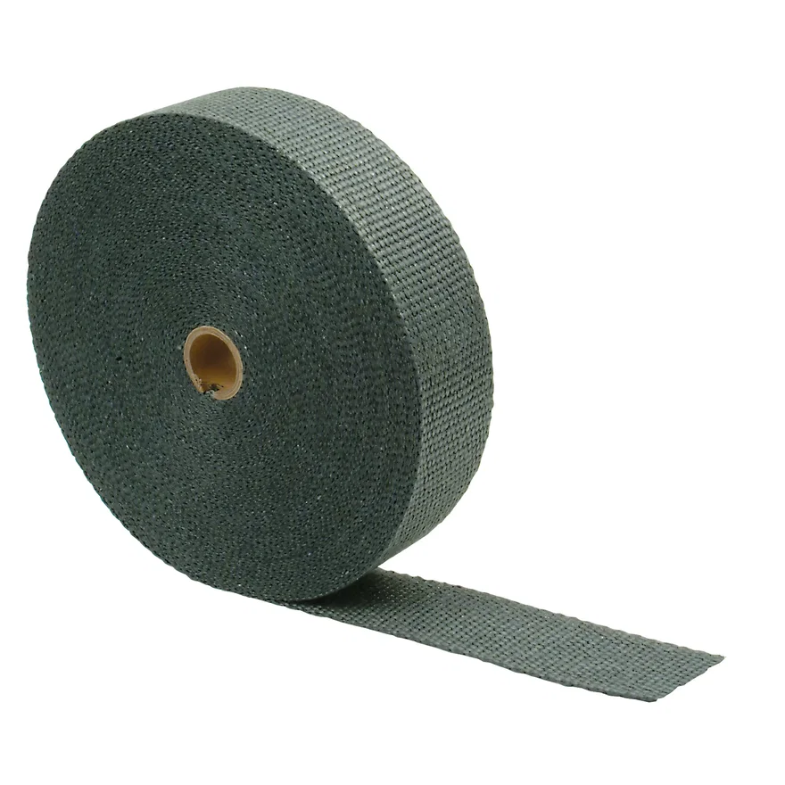 Black Glass Fiber Exhaust Wrap 2" x 100' 010116
