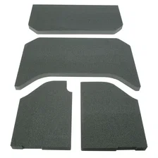 '07-'10 Wrangler JK 4-Door Black Original Finish Headliner Only 050131 image 1