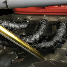 Black Titanium Exhaust Wrap 2" x 25' 010004 image 7