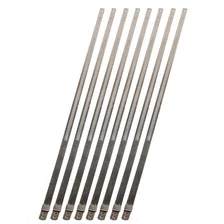 Stainless-Steel Positive Locking Ties 7mm x 9" (8-Pack) 010208 image 1