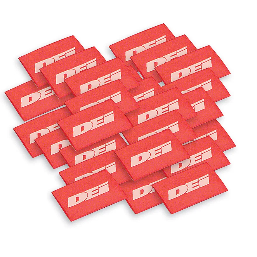 Spark Plug Wire / Boot Shrink Tubes 18mm x 1.5" Red 010820