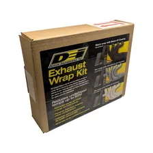 Automotive Exhaust & Header Glass Fiber Wrap Kit Black HT 010110 image 2