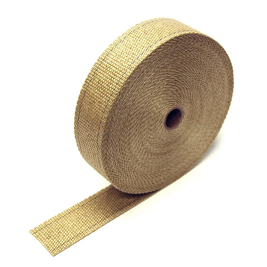 Tan Glass Fiber Exhaust Wrap 2" x 100' 010103