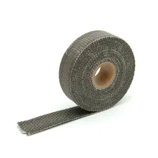 Black Glass Fiber Exhaust Wrap 1" x 15' 010120 image 1