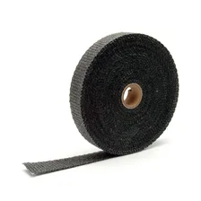 Black Glass Fiber Exhaust Wrap 1" x 50' 010107 image 1