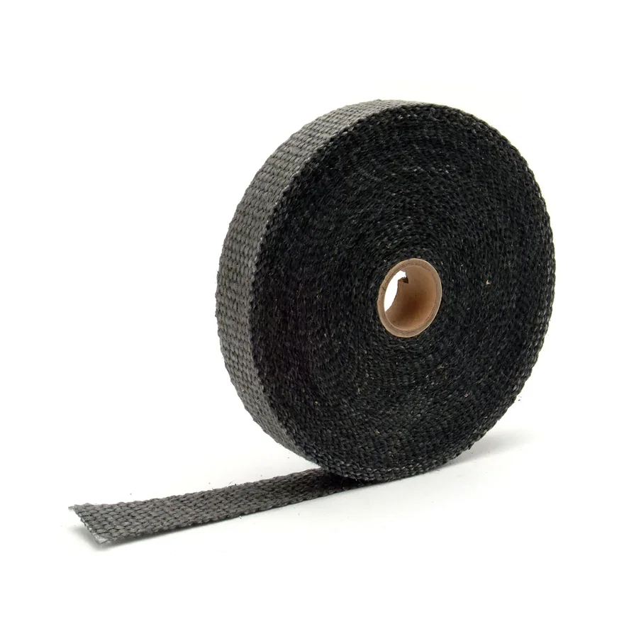 Black Glass Fiber Exhaust Wrap 1" x 50' 010107