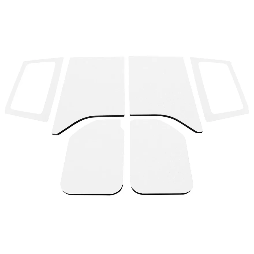 '11-'18 Wrangler JK 2-Door White Original Finish Complete Headliner Kit 050287