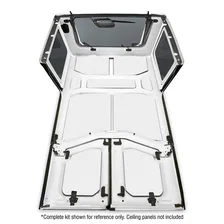 Wrangler JL 4-Door White Original Finish Rear Side Window Only 050175 image 4