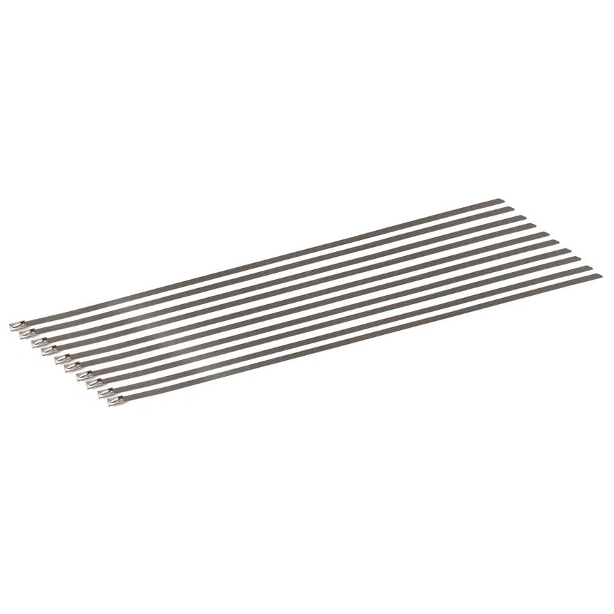 Stainless-Steel Locking Ties 20" 10-Pack 010203