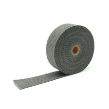 Black Glass Fiber Exhaust Wrap 2" x 50' 010108 image 1