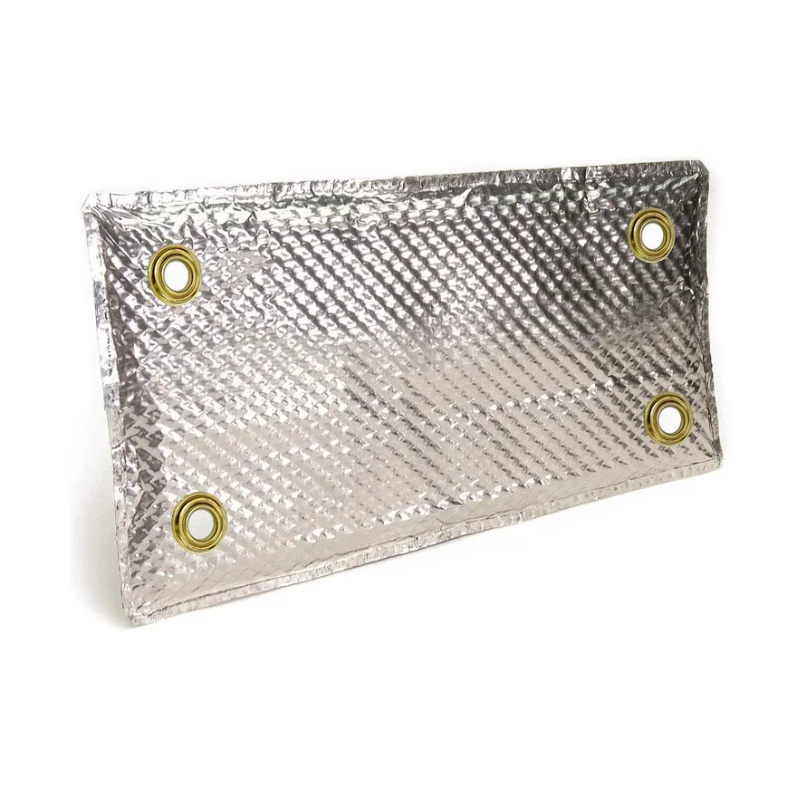 Stainless Steel Heat Shield Pad 4" x 8"