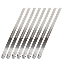 Stainless-Steel Positive Locking Ties 12mm x 9" (8-Pack) 010211 image 1
