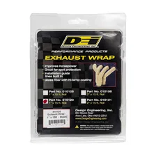 Black Glass Fiber Exhaust Wrap 1" x 15' 010120 image 4