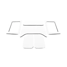 '11-'18 Wrangler JK 4-Door White Original Finish Complete Headliner Kit 050292 image 1