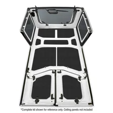 Wrangler JL 4-Door Black Original Finish Rear Side Window Only 050173 image 4