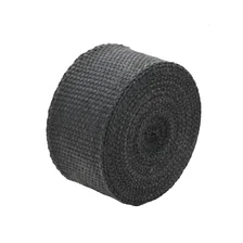 Black Glass Fiber Exhaust Wrap 2" x 25' 010099 image 2