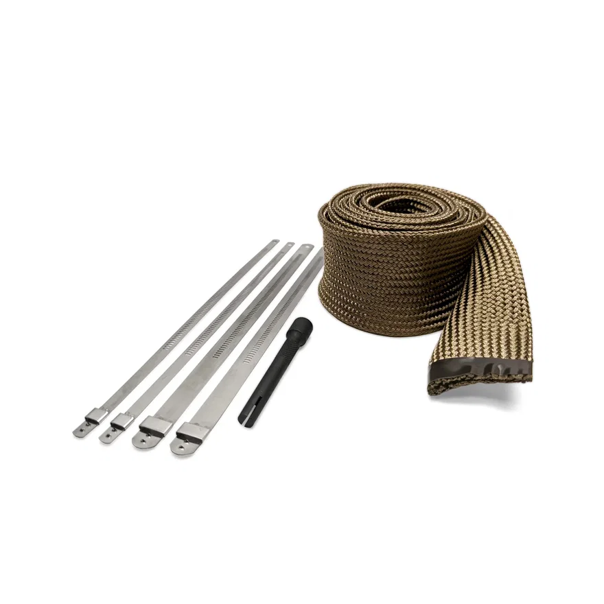 Titanium Exhaust Sleeve & Locking Ties Kit 010022