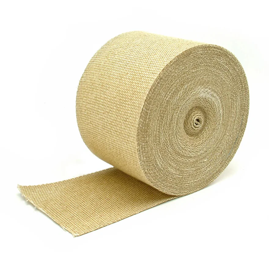 Tan Glass Fiber Exhaust Wrap 6" x 100' 010104