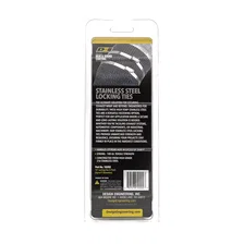Stainless-Steel Locking Ties 14" 5-Pack 010202 image 2