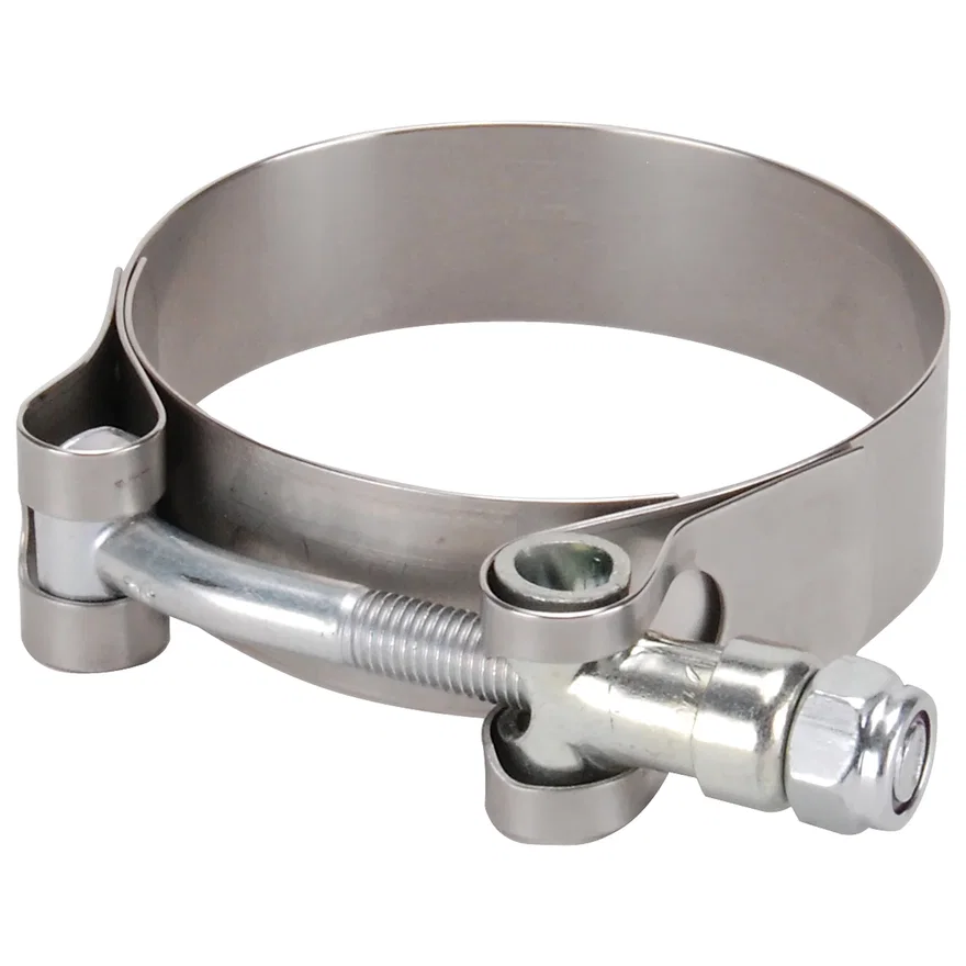 Wide Band Stainless-Steel Clamp 2.25"-2.56" 010214