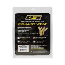 Tan Glass Fiber Exhaust Wrap 2" x 15' 010106 image 2
