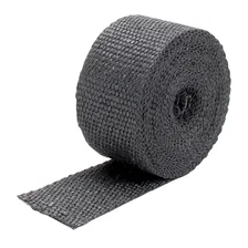 Black Glass Fiber Exhaust Wrap 2" x 25' 010099 image 1
