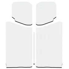 Wrangler JL 2-Door White Original Finish Headliner Only 050190 image 1