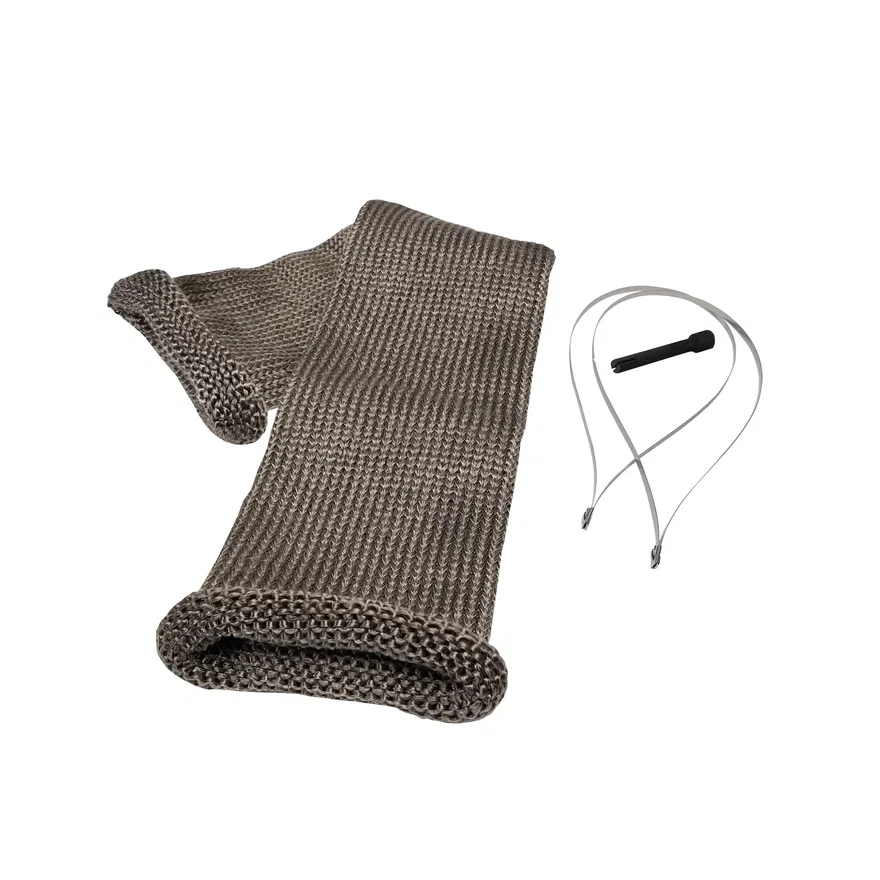 Titanium Knit Exhaust Sleeve 3" x 36"