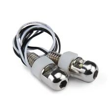 Lite'N Boltz LED License Plate Lighting Kit Polished 2-Pack 030310 image 1
