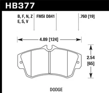 Front HPS Disc Brake Pad image 2