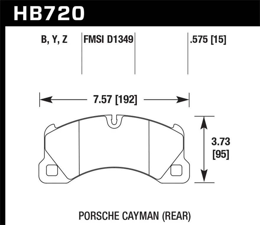 Front LTS Disc Brake Pad