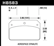 DR-97 Disc Brake Pad image 2