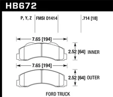 Front Performance Ceramic Disc Brake Pad image 2
