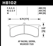 ER-1 Disc Brake Pad image 2