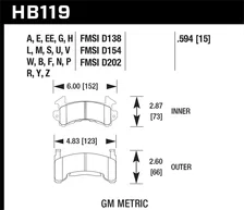 Black Disc Brake Pad image 2
