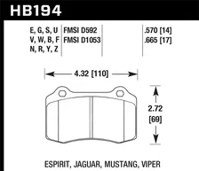 ER-1 Disc Brake Pad image 2