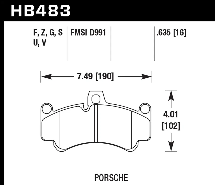 DTC-70 Disc Brake Pad for Porsche
