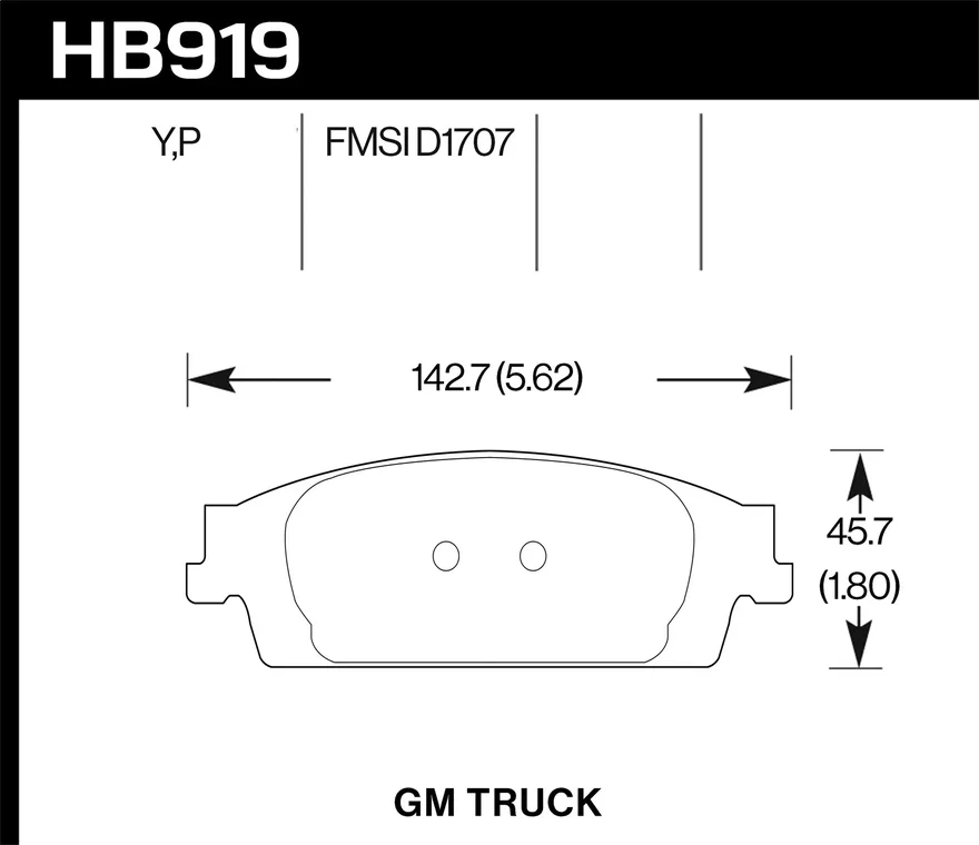 Rear LTS Disc Brake Pad