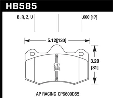 Performance Ceramic Disc Brake Pad image 2