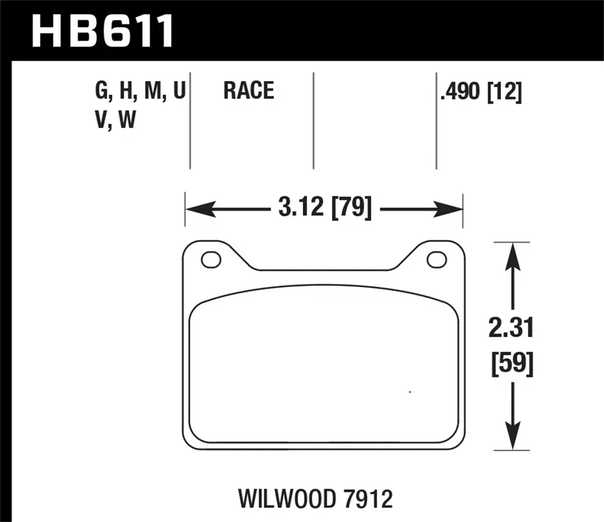 DTC-60 Disc Brake Pad