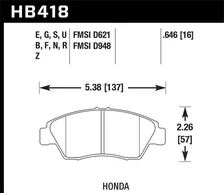 ER-1 Disc Brake Pad image 2