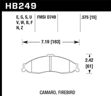 Front ER-1 Disc Brake Pad image 2