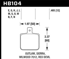 ER-1 Disc Brake Pad image 2