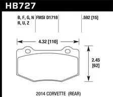 ER-1 Disc Brake Pad image 2