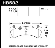 Blue 9012 Disc Brake Pad image 2