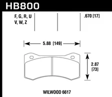 Performance Ceramic Disc Brake Pad image 2