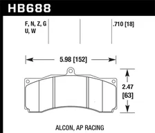 Performance Ceramic Disc Brake Pad image 2