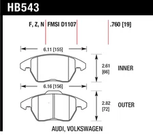 ER-1 Disc Brake Pad image 2