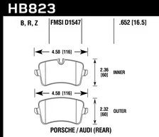 Rear Performance Ceramic Disc Brake Pad image 2