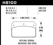 DR-97 Disc Brake Pad image 2